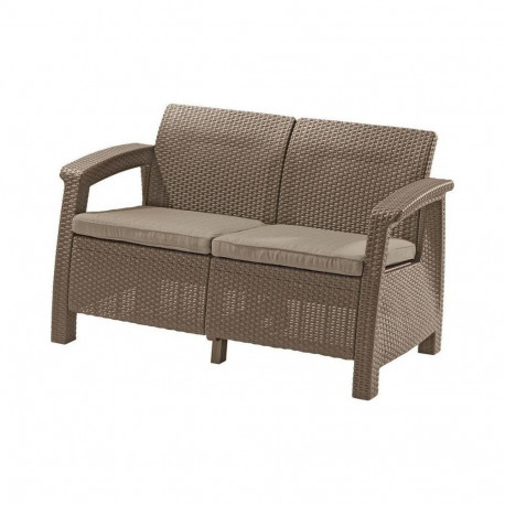 Keter Corfu Love Seat Sofa