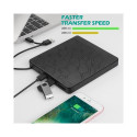 CP W3C Внешний USB 3.0 CD / DVD Устройство Записи / Xтения дисков с 5в1 Кард-Ридером и USB Кабельным