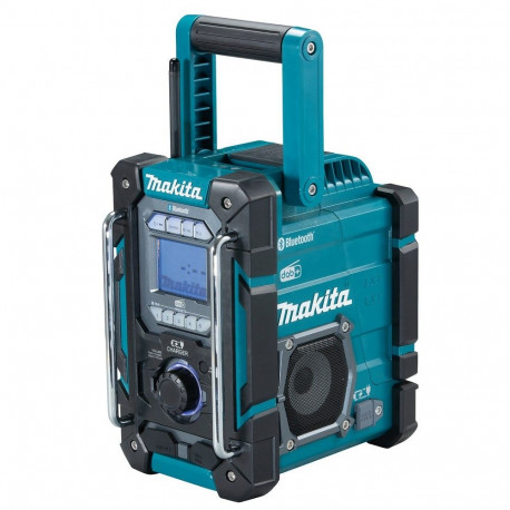 Makita DMR301 kaasaskantav digitaalne must, sinakasroheline raadio