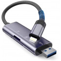 Tech-Protect kaardilugeja SD/microSD Lightning/USB