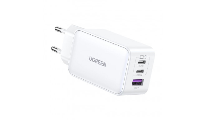 Ugreen CD244 65W USB-A / 2x USB-C GaN fast charger - white