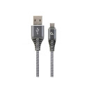 CABLE USB-C 1M SPACEGREY/WHITE/CC-USB2B-AMCM-1M-WB2 GEMBIRD