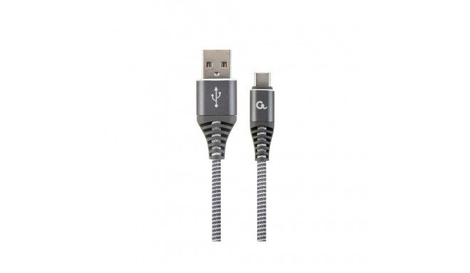 CABLE USB-C TO USB2 1M GRE/WHT/CC-USB2B-AMCM-1M-WB2 GEMBIRD