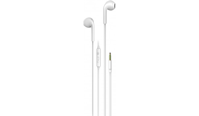 Vivanco наушники Stereo Earbuds, белый (61741) (открытая упаковка)