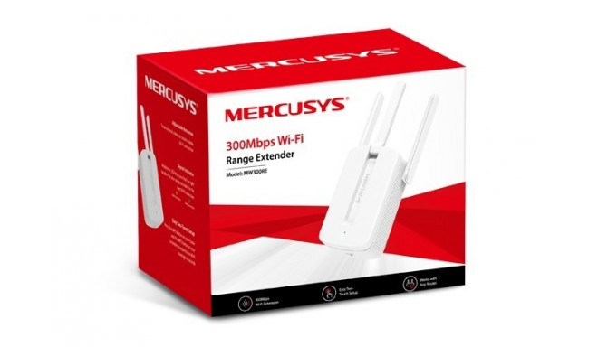 Product Overview:
The Mercusys MW300RE is a wall-plug WiFi range e