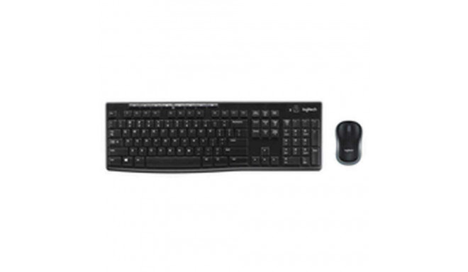 Мышь и клавиатура Logitech LGT-MK270-US Чёрный QWERTY Qwerty US