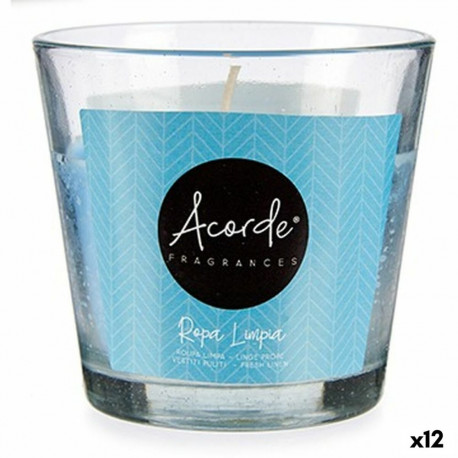 Scented Candle Acorde 1263-50H 1263-50H Clean Clothes 120 g (12 Units)