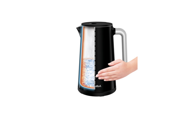 Tefal KO851 electric kettle 1.7 L 1800 W Black