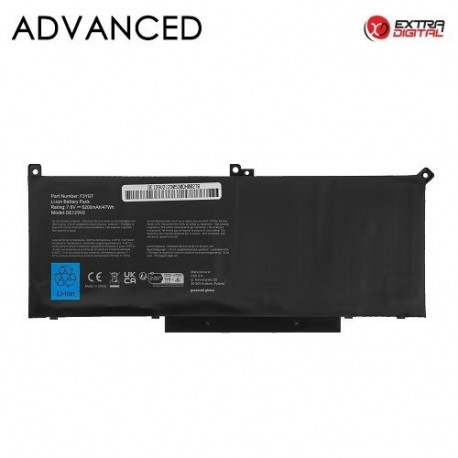 Notebook Battery DELL  F3YGT, 7200mAh, Extra Digital Advanced