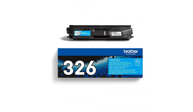 Brother TN-326C tsüaan tooneri kassett kuni 3 500 lehekülge vastavalt ISO 19798-le