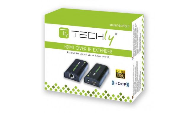 Techly HDMI pikendaja IP kaudu