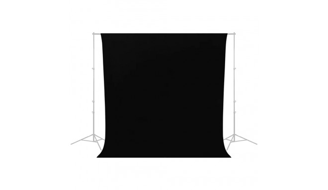 Caruba Wrinkle Resistant Backdrop 2,60 x 3 Meter Zwart