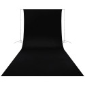 Caruba Wrinkle Resistant Backdrop 2,60 x 6 Meter Zwart