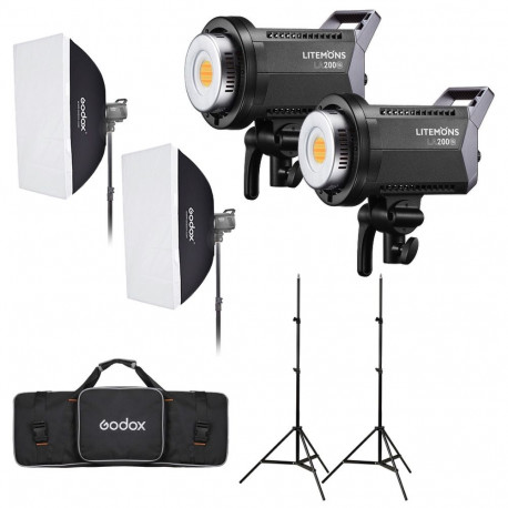 Godox Litemons LA200Bi Bi color Duo Kit
