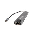 Caruba 8 in 1 USB C Hub met Ethernet