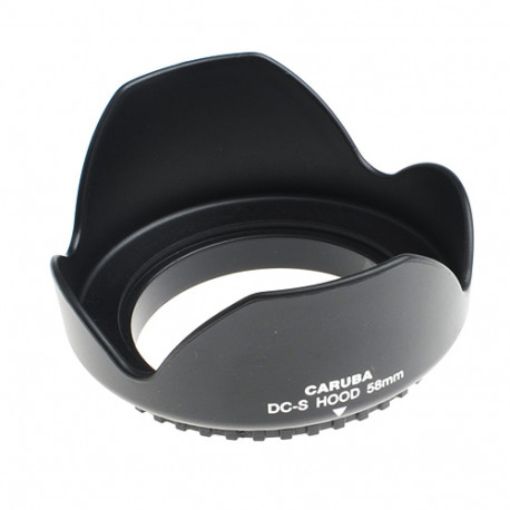Caruba Universele Wide Zonnekap 58mm