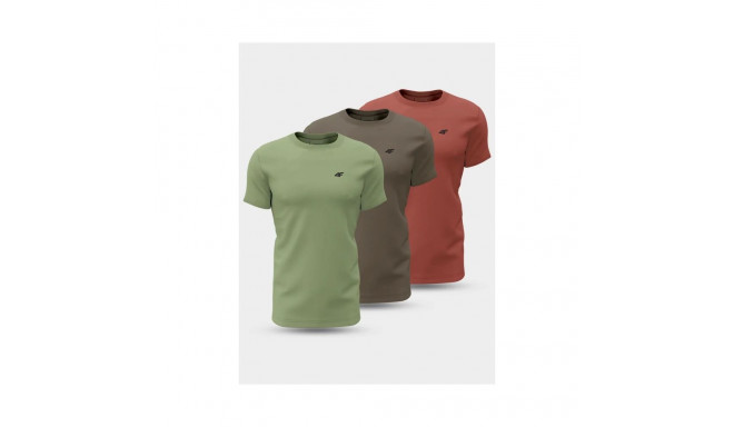 T-shirts 4F M 4FWSS24TTSHM1896-91S 3-PACK (XL)