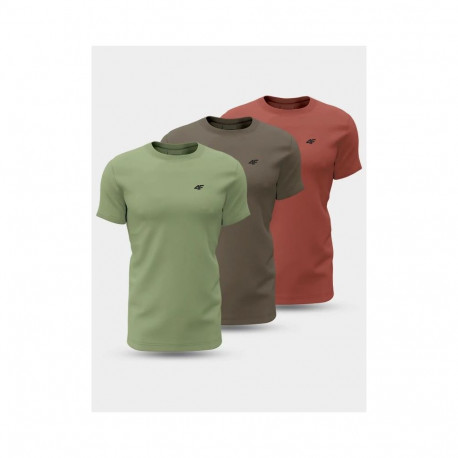 4F T-shirt M 4FWSS24TTSHM1896-91S 3-pack (4XL)