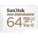 Sandisk mälukaart microSDXC 64GB Max Endurance + adapter