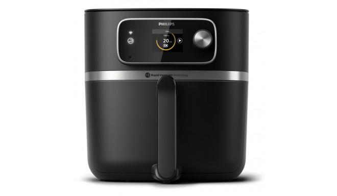 Philips 7000 series HD9880/90 fryer Single 8.3 L 2200 W Hot air fryer Black, Stainless steel