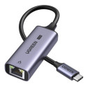 Ugreen CM648 adaptér USB-C na RJ45 Ethernet 2.5G – šedý
