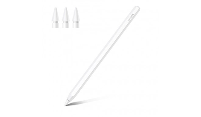 Ugreen LP653 stylus with wireless charging for iPad tablets - white