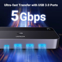 Ugreen CM664 HDMI switch 2v1 KVM switch - černý