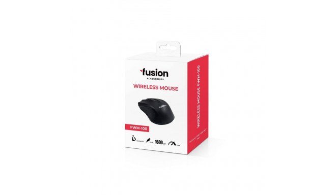 Fusion FWM-100 traadita hiir | 1600 dpi | must