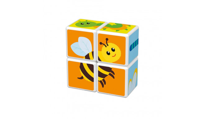 Magicube Printed Insects magnetic blocks + cards 7 pieces GEOMAG GEO-121