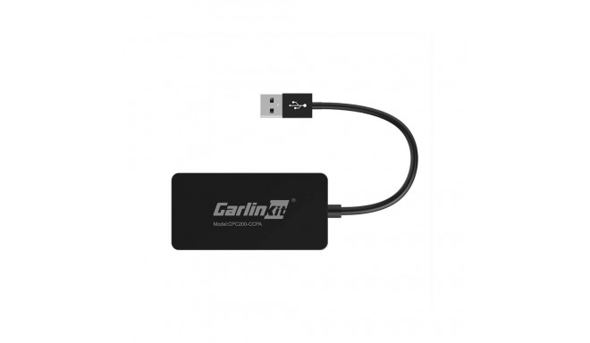 Carlinkit CCPA wireless adapter Apple Carplay/Android Auto (black)