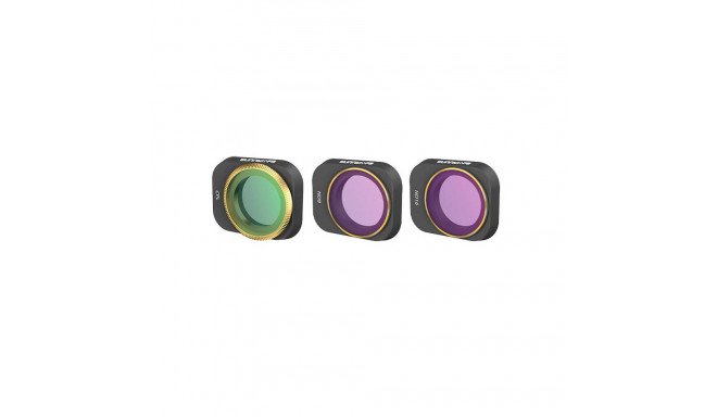 Set of 3 filters CPL+ND8+ND16 Sunnylife for DJI Mini 3 Pro (MM3-FI415)