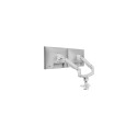 Equip 17&quot;-35&quot; Heavy-Duty Dual Monitor Desk Mount Bracket, White