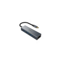 Akasa AK-CBCA20-18BK interface hub USB 3.2 Gen 1 (3.1 Gen 1) Type-C 5000 Mbit/s Grey