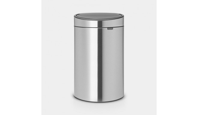 Prügikast 40L, Brabantia, Touch bin-puutele avanev/ MATT steel, matt teras