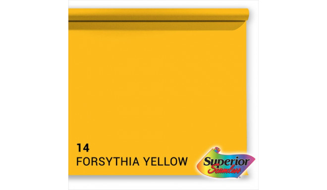 Superior papīra fons 14 Forsythia Yellow 1.35 x 11m