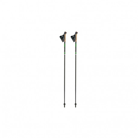Gabel FLD Carbon Kokkupandavad jooksu- ja kepikõnnikepid, 115 cm, must