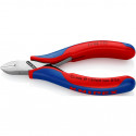 KNIPEX electronics diagonal cutters 77 02 115, cutting pliers (red/blue, length 115mm)