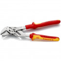 KNIPEX pliers wrench 86 06 250, VDE-insulated (red/yellow, length 250mm, 19-fold adjustable)