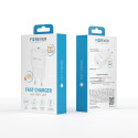 Forever TC-01 PD QC charger 1x USB-C 20W white