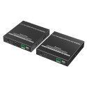 PremiumCord HDMI fiber optic extender FULL HD 1080p up to 40 km, IR, RS232, Audio 3,5mm