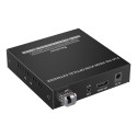 PremiumCord HDMI KVM fiber optic extender FULL HD 1080p up to 40 km, IR, RS232, Audio 3,5mm