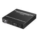 PremiumCord HDMI fiber optic extender FULL HD 1080p up to 40 km, IR, RS232, Audio 3,5mm