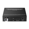 PremiumCord HDMI KVM fiber optic extender FULL HD 1080p up to 40 km, IR, RS232, Audio 3,5mm