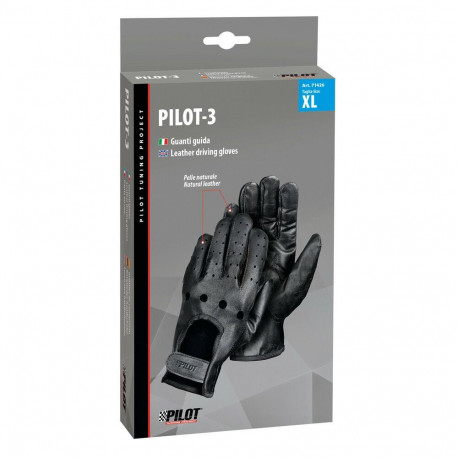 Sõidukindad Pilot XL, must