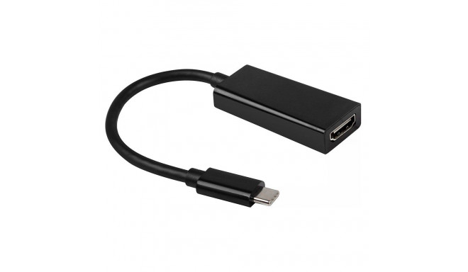 Roger Multimedia Adapter Type-C to HDMI (4K @ 30Hz, 1080P @ 60Hz) Black