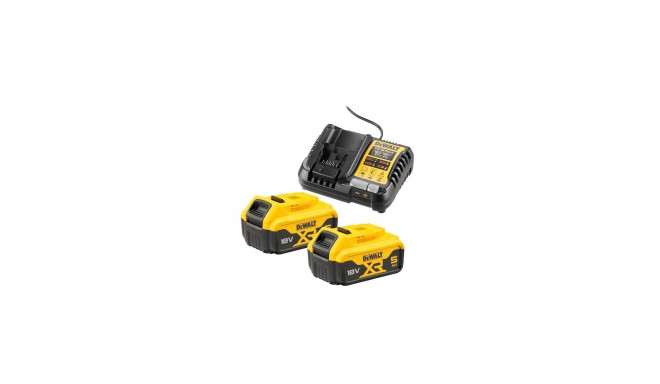 DEWALT LAADIJA DCB1104 +2x5.0Ah DCB1104P2