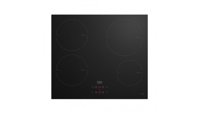Beko HII 64400 MT hob Black Built-in 60 cm Zone induction hob 4 zone(s)