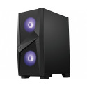 MSI MAG FORGE 100M Mid Tower Gaming Computer Case 'Black, 2x 120mm ARGB PWM Fan, 1x 120mm Fan, 1-6 A