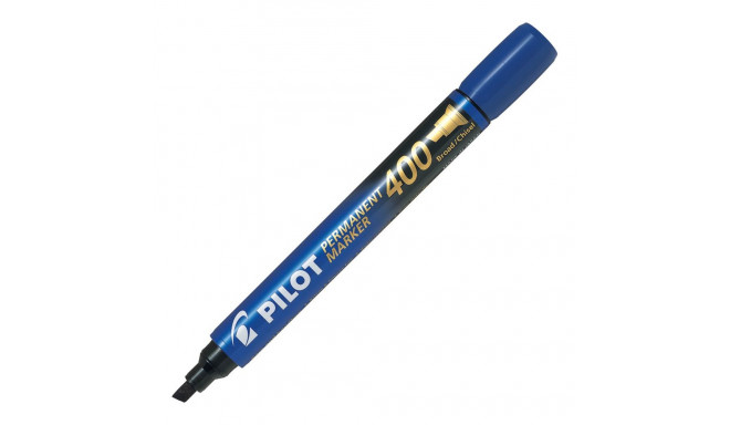 PERMANENT MARKER 400 -  FINE CHISEL TIP - BLUE
