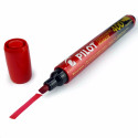 Permanentne marker PILOT 400 lõigatud otsaga 4mm punane